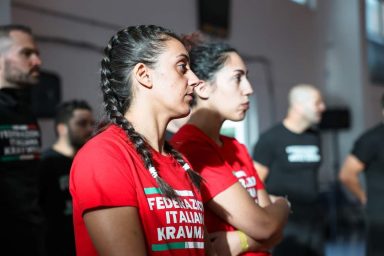 foto di Katiuscia mentre assiste a uno stage