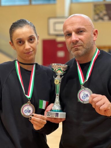 Katiuscia Mornacco premiazioni mondiali krav maga Roma 2022 medaglia di bronzo mondiali 2022