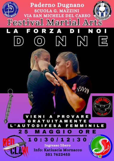 Uno dei tanti Stage di Katiuscia Mornacco per promuovere la difesa personale alle donne.